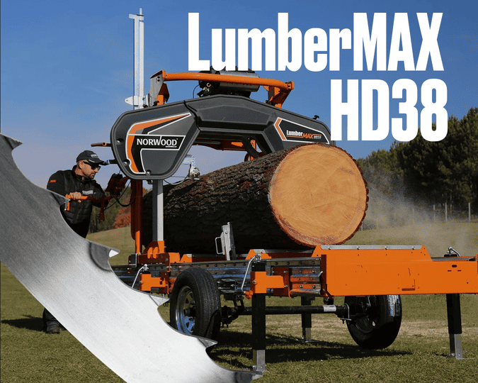 Norwood LumberMax HD38 Sawmill Blades – Norwood Sawmills