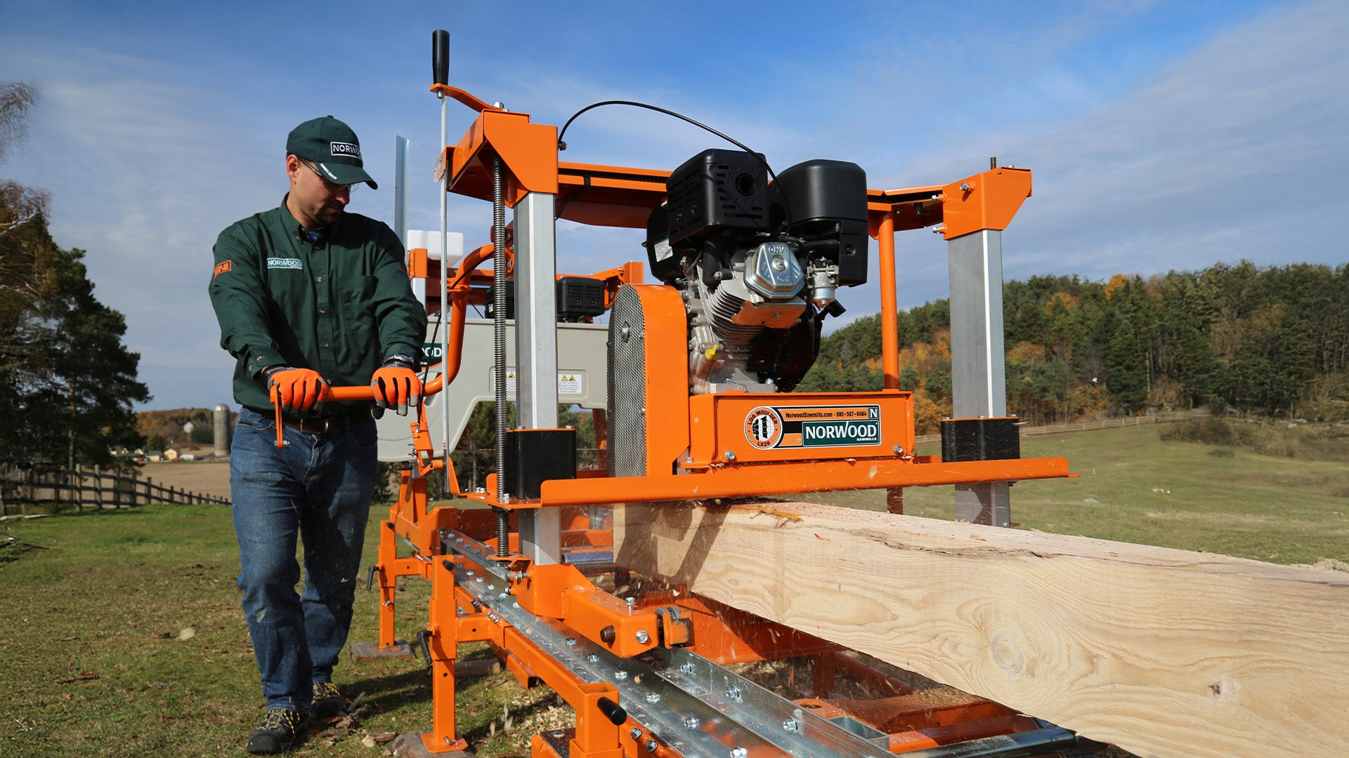 Log Moulder LX26 with 13.5hp (420cc) Briggs & Stratton recoil