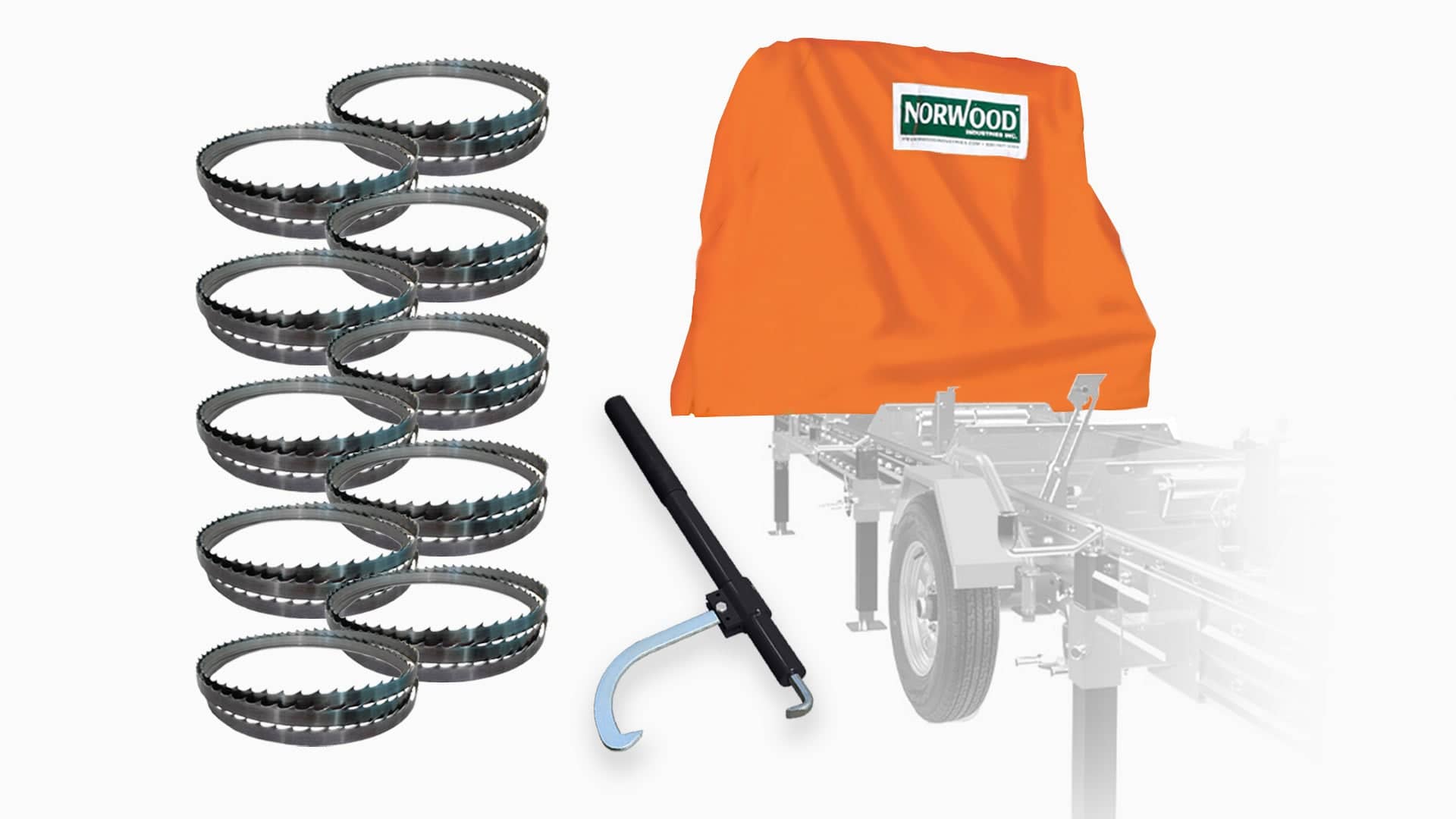 Norwood Essentials Bundle MN27 & LM30 w/ cant hook, 10 blades