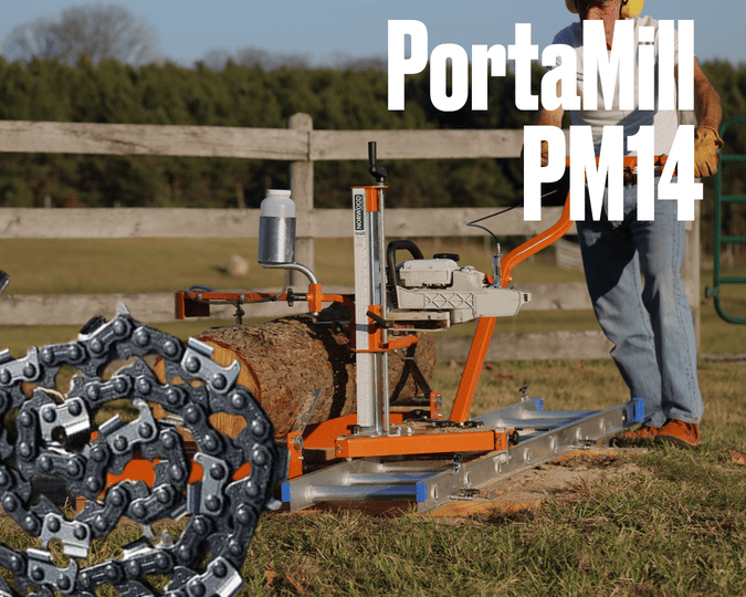 Chaînes et barres pour PortaMill PM14