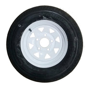 Wheel with Tire for Norwood Portable Sawmill Mobility - 12'' (530X12C 12X4 5 ON 4.5) Set of 2