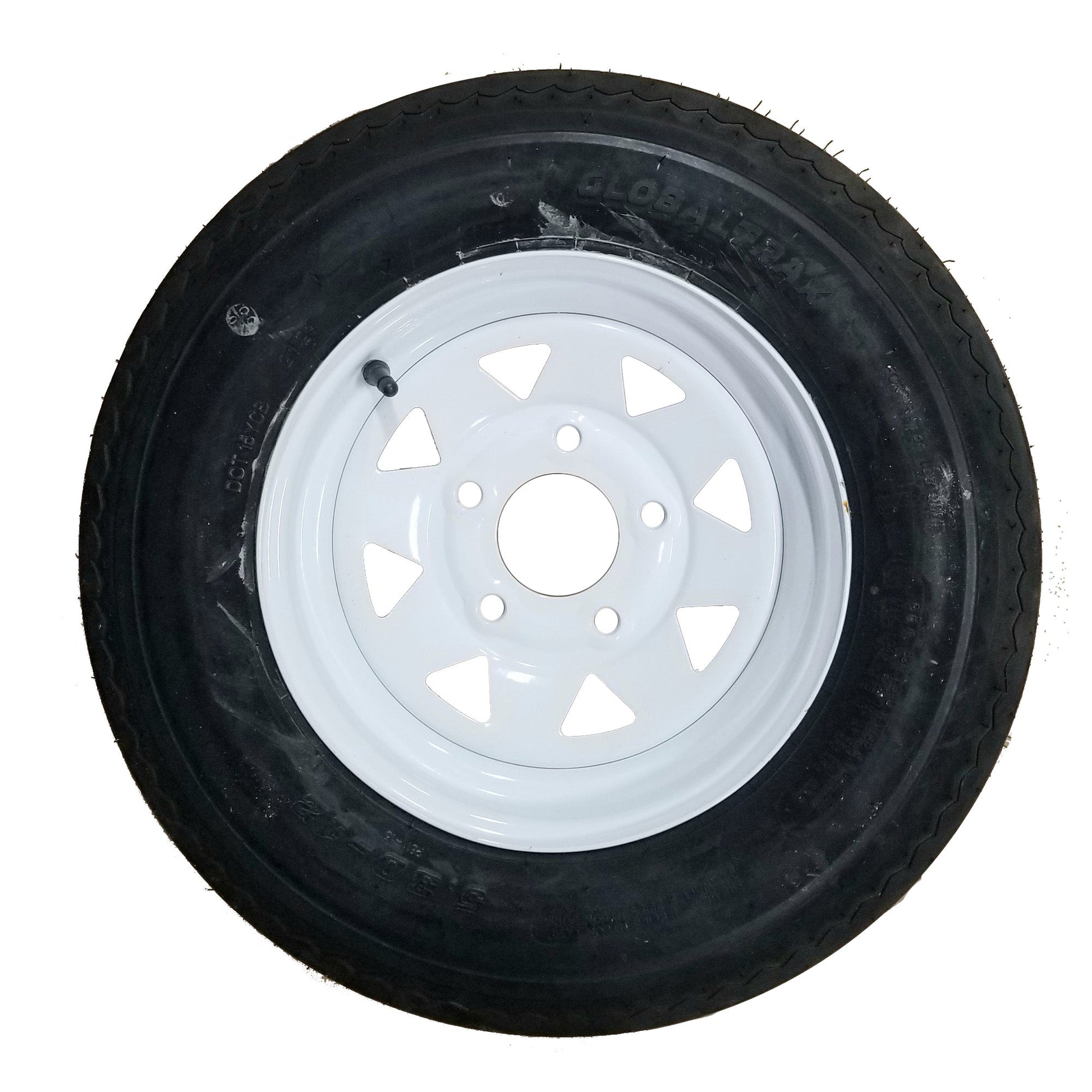 Wheel with Tire for Norwood Portable Sawmill Mobility - 12'' (530X12C 12X4 5 ON 4.5) Set of 2