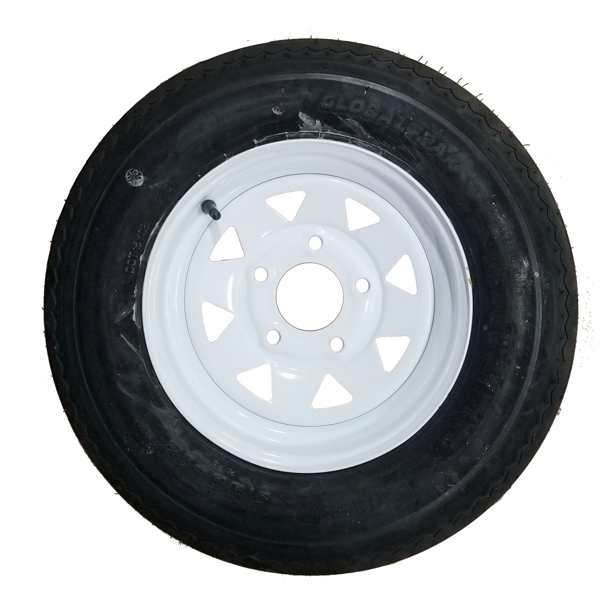 Wheel with Tire for Norwood Portable Sawmill Mobility - 12'' (530X12C 12X4 5 ON 4.5) Set of 2