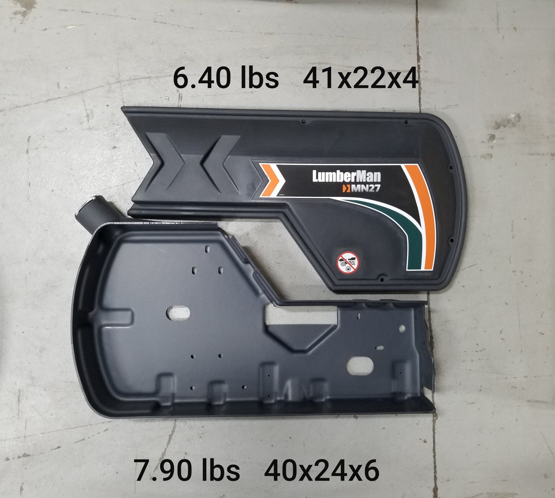 Garde (MN27) (Côté non-opérateur - Arrière & Couverture) (à partir de 2021) - décalcomanies c/w