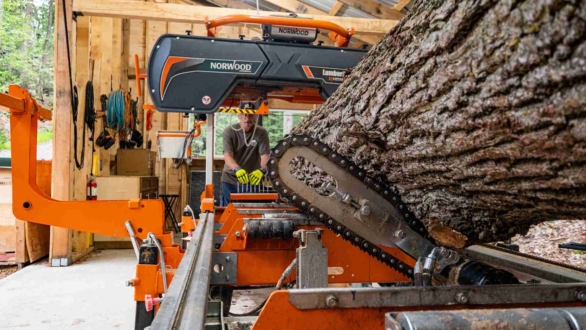 Hydraulics Log Handling Bundle with Bed Extension for HD36V2 & HD38  HYDRAULICS-HD36-HD38