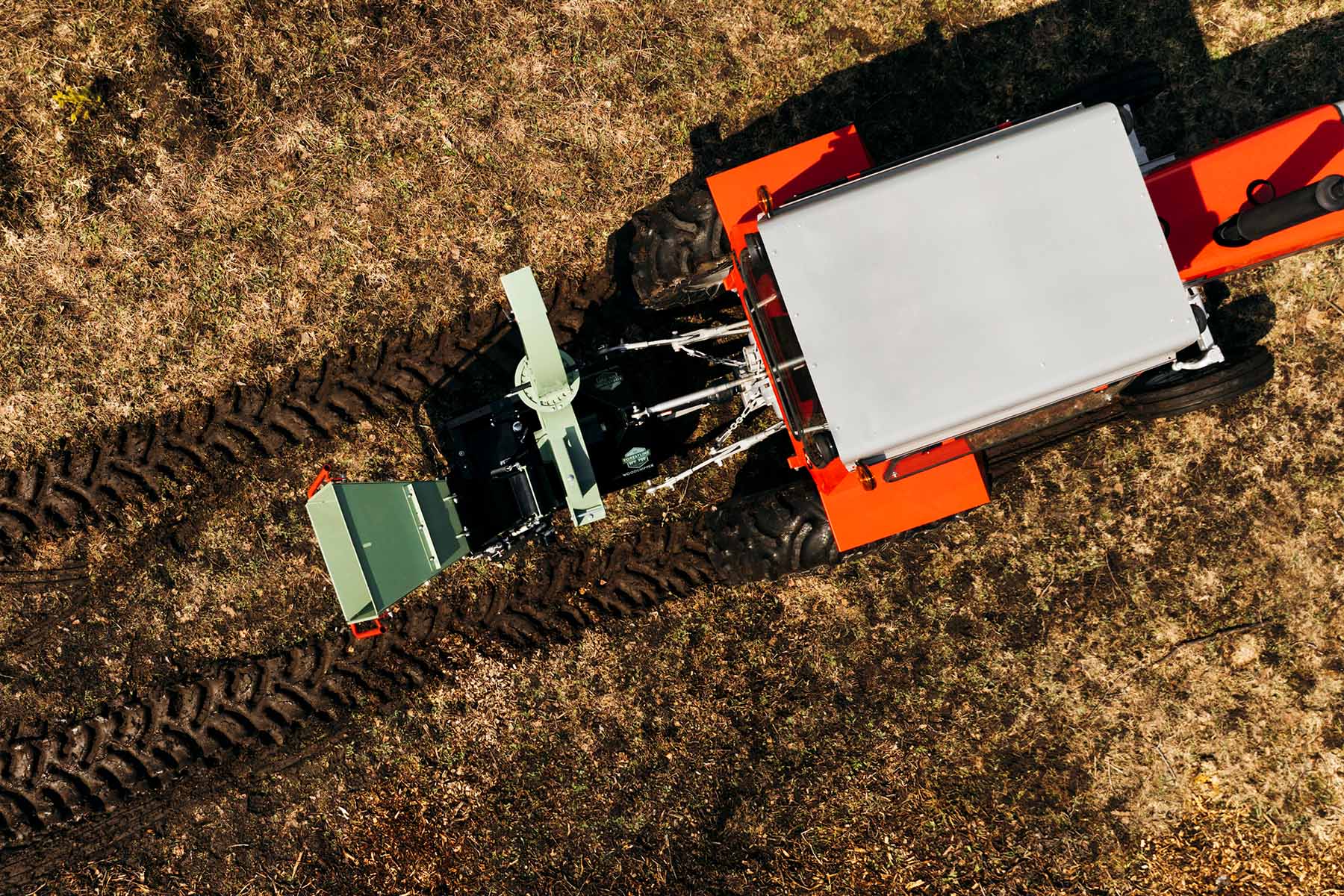 ForestLine DH8 8" PTO Wood Chipper with Dual Hydraulic In-feed