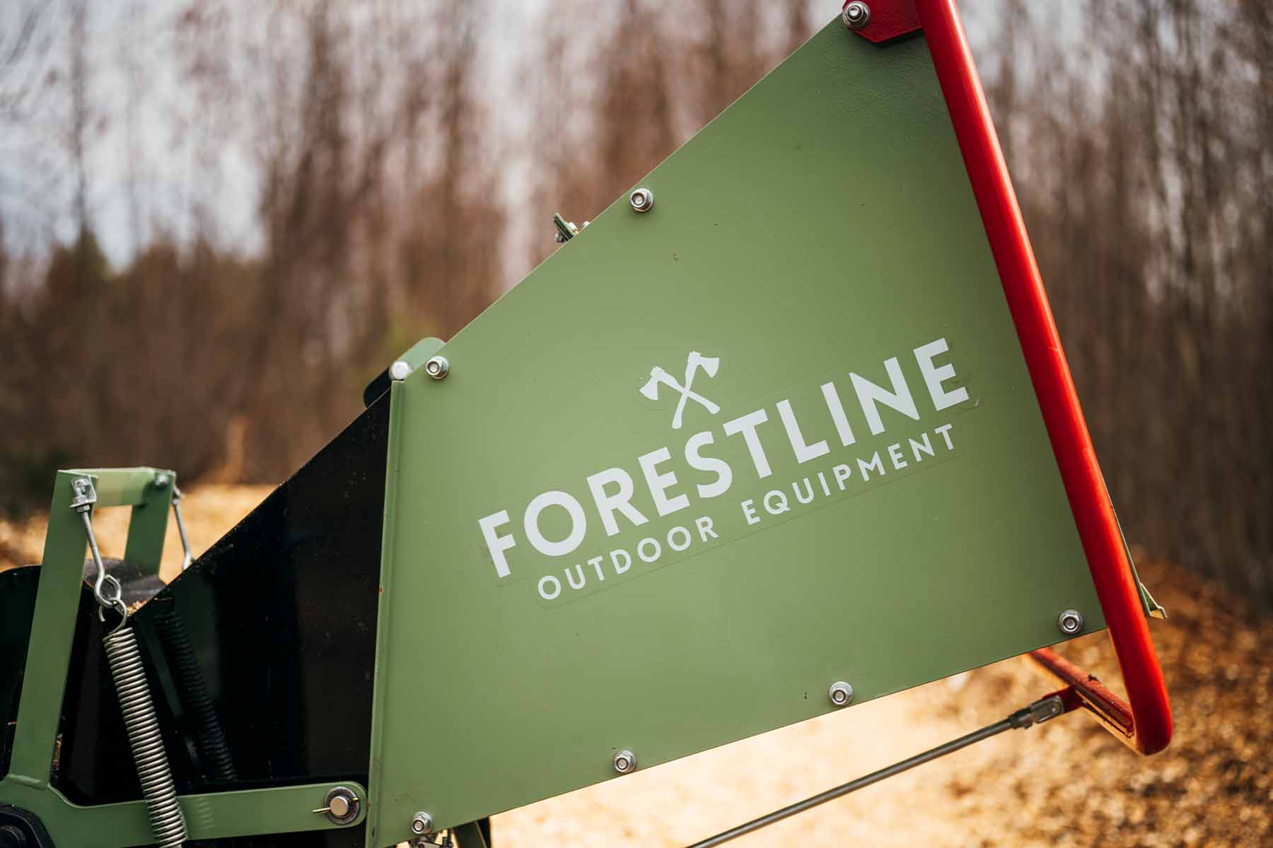 ForestLine DH8 8" PTO Wood Chipper with Dual Hydraulic In-feed