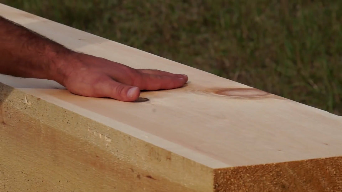 Get a smooth finish on wide beams and planks