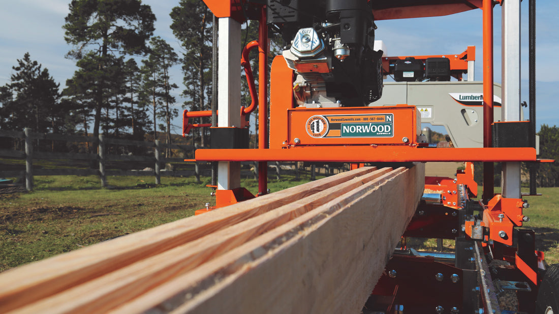 Use the same track as your sawmill