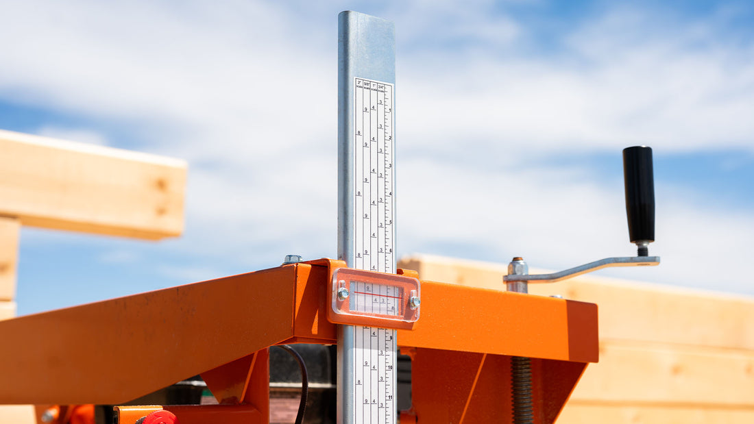 Depth of cut ruler scale 