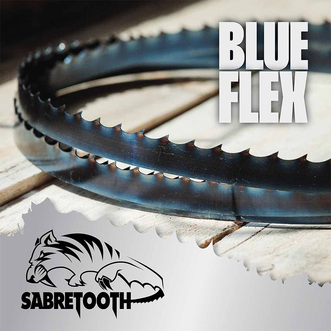SabreTooth 107,5 » Lame Flex Bleue haute performance (1-1/16 (27 mm) x 0,035 x 3/4 » x 10°) (Boîte de 5)