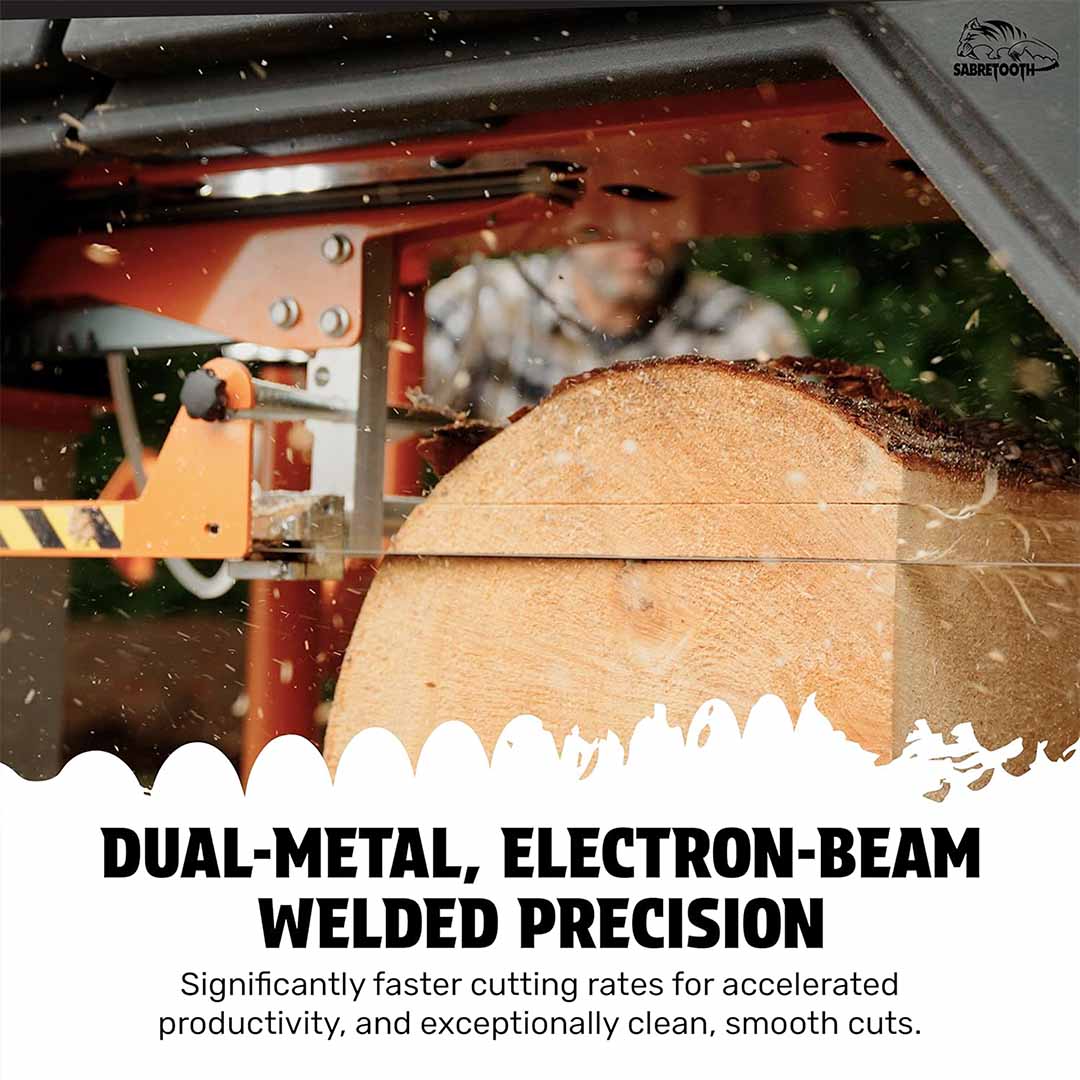 Bi-Metal M42 High Speed Steel Bandsaw Sawmill Blades - 144"