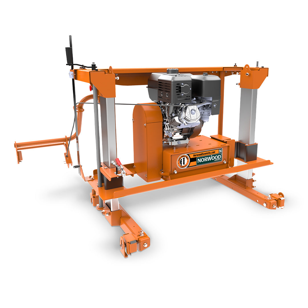 大型ウッドラダー Log Moulder LX26 with 13.5hp (420cc) Briggs & Stratton recoil
