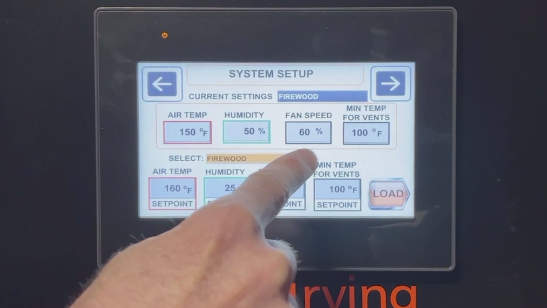 Load video: Advanced touchscreen controls with remote access | Feature