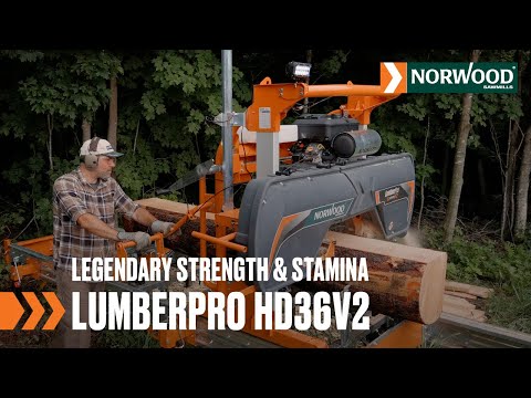 LumberPro HD36V2 Portable Sawmill for Precision Cutting | Norwood