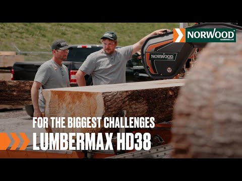 LumberMax HD38 Portable Sawmill | Best Bandsaw Mill - Norwood Sawmills